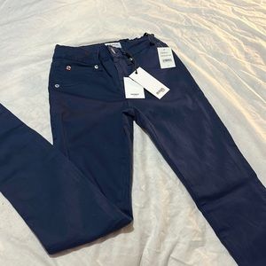 NWT Hudson Kids Skinny Sateen Jeans Nantucket Navy Size 14 Girls